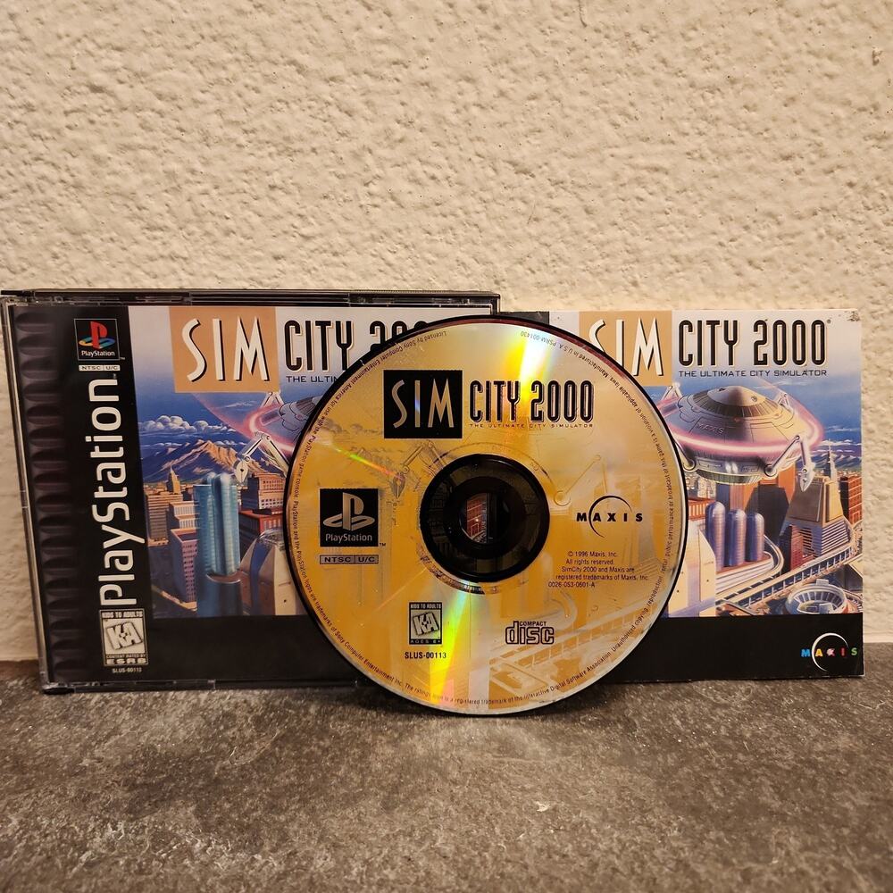 Game - SimCity 2000 (CIB+) - PS1 - Picture 8 of 8